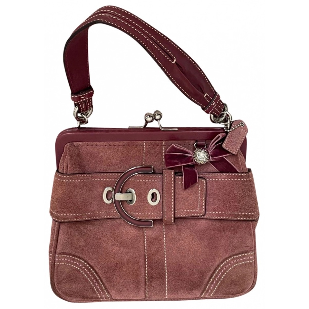 Coach 8A25 Signature Framed Kiss Lock Mini Doctors Bag